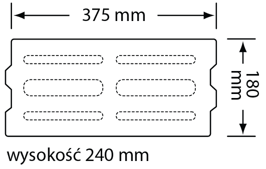 Wymiary Bloczek AKU K3 18