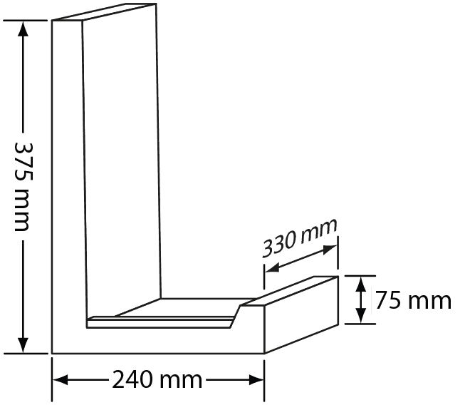 Wymiary Kształtka wieńcowa KLB L 24/37.5