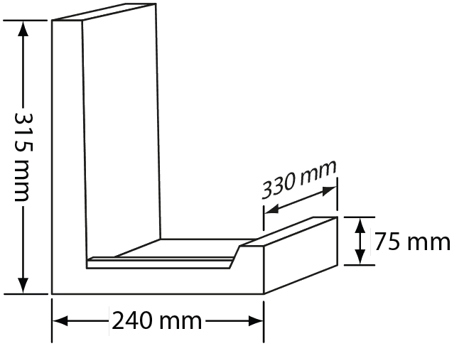 Wymiary Kształtka wieńcowa KLB L 24